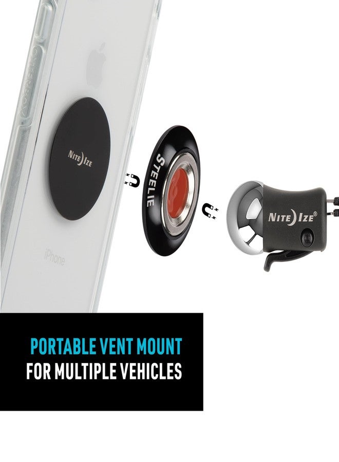 Nite Ize Steelie Vent Kit - Magnetic Cell Phone Holder for Car Vents - Phone Mount - Orbiter - Image 4